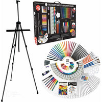 Duży zestaw artystyczny Daler-Rowney z 200-elementową sztalugą | Artmie