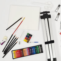 Duży zestaw artystyczny Daler-Rowney ze sztalugą / 115 elementów | Artmie