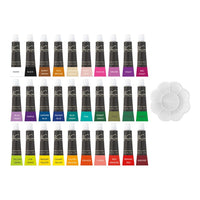Duży zestaw farb akrylowych Nassau Fine Art - 30 x 12 ml | Artmie