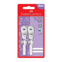 Dwa zapasowe wkłady do korektora One Touch Faber-Castell | artmie.pl