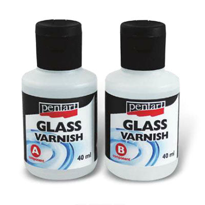 Dwuskładnikowy lakier, żywica Pentart - efekt szkła / 40 ml   40 ml | Artmie