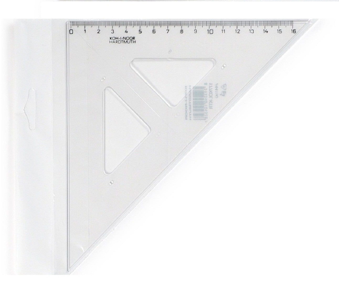 Ekierka prostopadła 45/177 Koh-I-Noor / 16 cm | Artmie