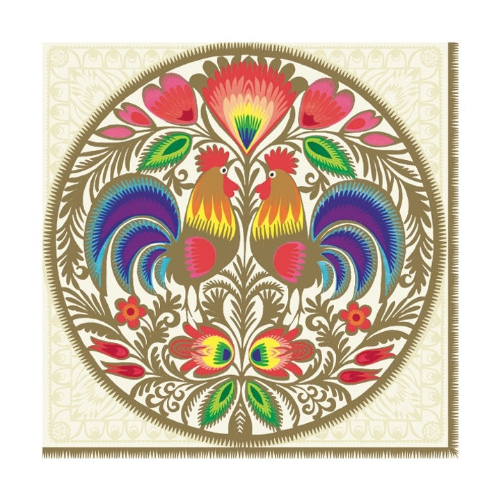 EKO Serwetki do Decoupage - Round Cutout Gold - 1 szt | Artmie