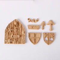 Elastyczne drewno Pentart Fairy Tale zestaw 6 x 5 cm 7 szt.