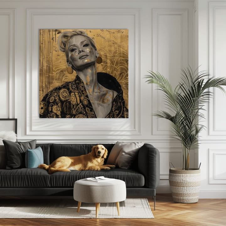 Elegancki obraz kobiety Pewność siebie | różne wymiary | Artmie