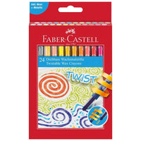 Wykręcane kredki woskowe Faber Castell Twist – 24 szt.