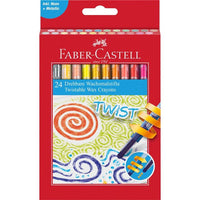 Wykręcane kredki woskowe Faber Castell Twist | różne zestawy | Artmie