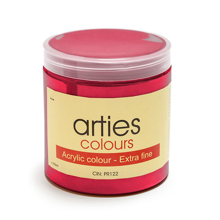 Farba akrylowa Arties Colours 250 ml /45 | odcieni kolorów - 5018 - Czerwień kadmowa głęboka (odcień)