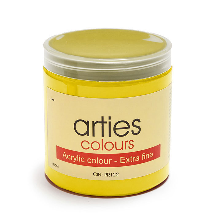 Farba akrylowa Arties Colours 250 ml /45 | odcieni kolorów - 5057 - żółcień neapolitańska jasna (odcień)