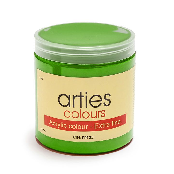 Farba akrylowa Arties Colours 250 ml /45 | odcieni kolorów - 5059 - zieleń permanentna jasna