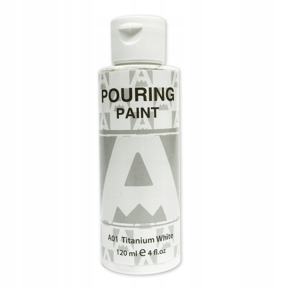 Farba akrylowa do pouringu Phoenix Aureuo 120 ml – biel tytanowa
