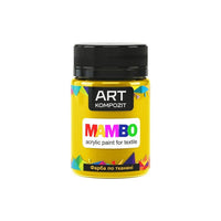 Farba akrylowa do tekstyliów i skóry MAMBO 50 ml | różne odcienie - żółta podstawowa