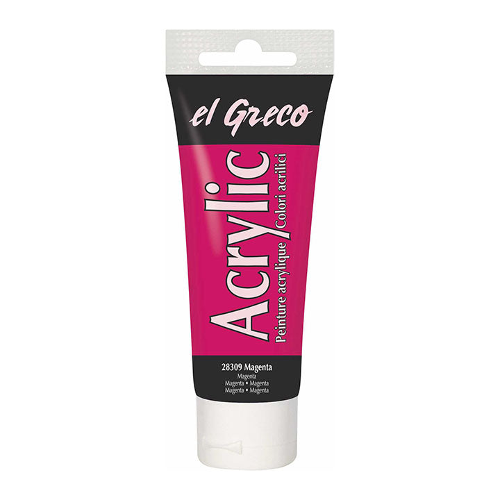 Farba akrylowa El Greco 75 ml | różne kolory - Magenta