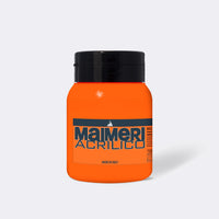 Farba akrylowa Maimeri Acrilico 500 ml – Błyszczący pomarańczowy