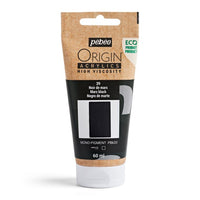 Farba akrylowa Pebeo ORIGIN 60 ml | różne odcienie - Czerń marsowa