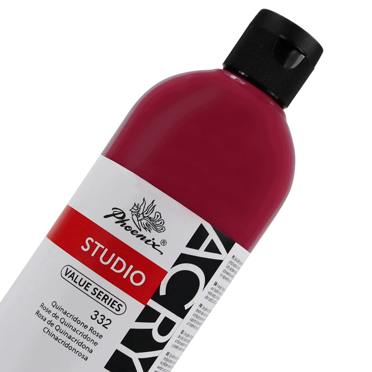Farba akrylowa Phoenix 332 Quinacridone Rose 500 ml