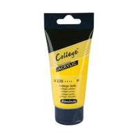 Farba akrylowa Schmincke College Acrylic 75 ml – 220 College żółty