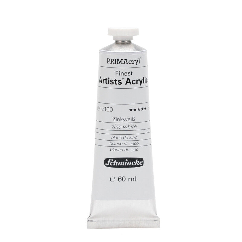 Farba akrylowa Schmincke PRIMAcryl Professional 60 ml – 100 Biel cynkowa