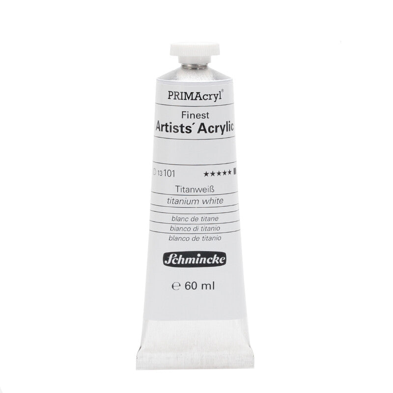 Farba akrylowa Schmincke PRIMAcryl Professional 60 ml – 101 Biel tytanowa