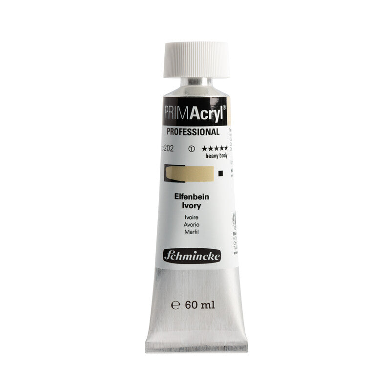Farba akrylowa Schmincke PRIMAcryl Professional 60 ml – 202 Kość słoniowa