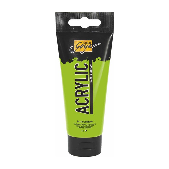 Farba akrylowa Solo Goya Acrylic 100 ml | różne odcienie - Zieleń żółtawa