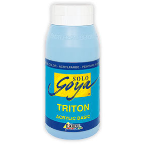 Farba akrylowa Solo Goya TRITON 750 ml | różne kolory - 44 - błękit niebiański