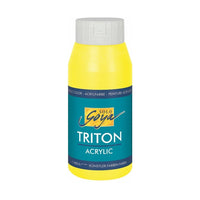 Farba akrylowa Solo Goya TRITON 750 ml | różne kolory - żółty fluorescencyjny