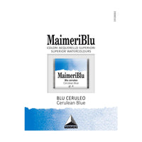 Farba akwarelowa Maimeri Blu – półkostka 1.5 ml – Błękit ceruleum