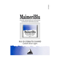 Farba akwarelowa Maimeri Blu – półkostka 1.5 ml – Błękit kobaltowy jasny
