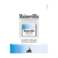 Farba akwarelowa Maimeri Blu – półkostka 1.5 ml – Błękit nieba ceruleum