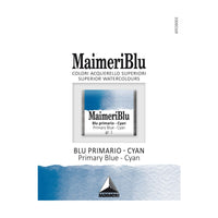 Farba akwarelowa Maimeri Blu – półkostka 1.5 ml – Błękit podstawowy cyjan
