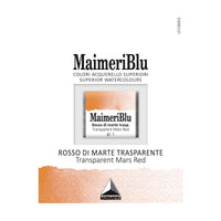 Farba akwarelowa Maimeri Blu – półkostka 1.5 ml – Czerwień marsowa transparentna