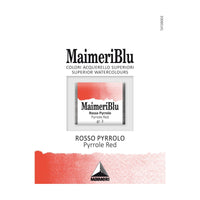 Farba akwarelowa Maimeri Blu – półkostka 1.5 ml – Czerwień pirolowa