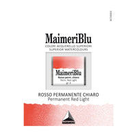 Farba akwarelowa Maimeri Blu – półkostka 1.5 ml – Czerwień trwała jasna