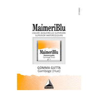Farba akwarelowa Maimeri Blu – półkostka 1.5 ml – Gumo-guta (odcień)