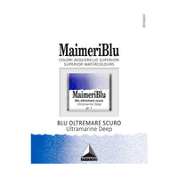 Farba akwarelowa Maimeri Blu – półkostka 1.5 ml – Ultramaryna ciemna
