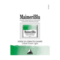 Farba akwarelowa Maimeri Blu – półkostka 1.5 ml – Zieleń kobaltowa jasna