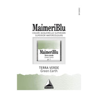 Farba akwarelowa Maimeri Blu – półkostka 1.5 ml – Ziemia zielona