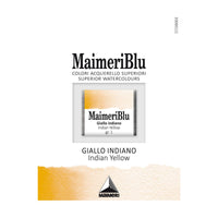 Farba akwarelowa Maimeri Blu – półkostka 1.5 ml – Żółcień indyjska