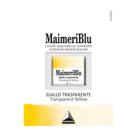 Farba akwarelowa Maimeri Blu – półkostka 1.5 ml – Żółcień transparentna