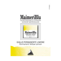 Farba akwarelowa Maimeri Blu – półkostka 1.5 ml – Żółcień trwała cytrynowa