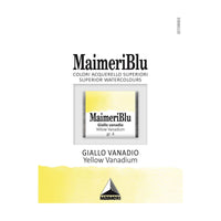 Farba akwarelowa Maimeri Blu – półkostka 1.5 ml – Żółcień wanadowa