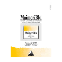 Farba akwarelowa Maimeri Blu – półkostka 1.5 ml – Żółcień złocista