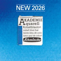 Farba akwarelowa Schmincke AKADEMIE półkostka - Golden pink – 405 Błękit kobaltowy imitacja