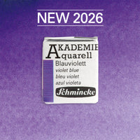 Farba akwarelowa Schmincke AKADEMIE półkostka - Golden pink – 441 Niebiesko-fioletowy