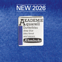 Farba akwarelowa Schmincke AKADEMIE półkostka - Golden pink – 444 Głęboki błękit