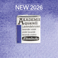 Farba akwarelowa Schmincke AKADEMIE półkostka - Golden pink – 449 Lawendowy fiolet