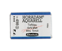 Farba akwarelowa Schmincke Horadam w całej kostce – Dark blue – 498 Ciemnoniebieski