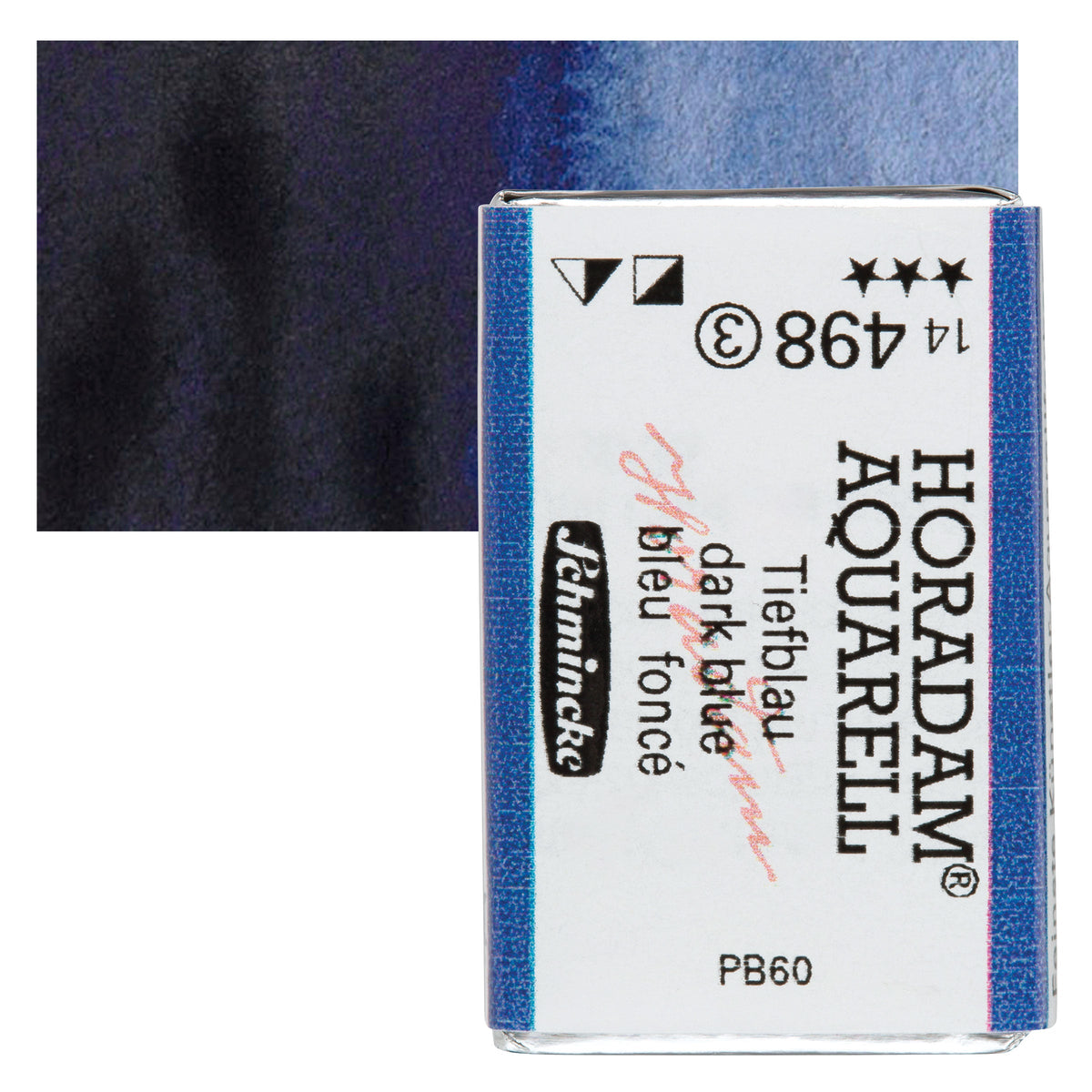 Farba akwarelowa Schmincke Horadam w całej kostce – Dark blue