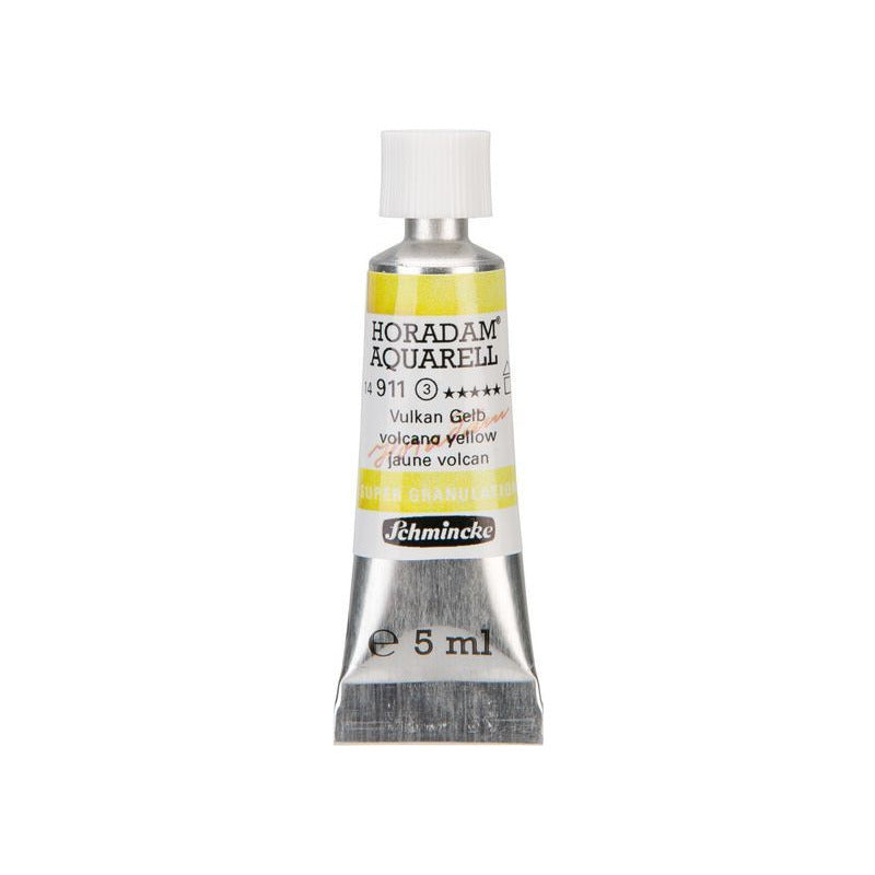 Farba akwarelowa Schmincke Horadam w tubce 5 ml – Volcano yellow – 911 Volcano żółty
